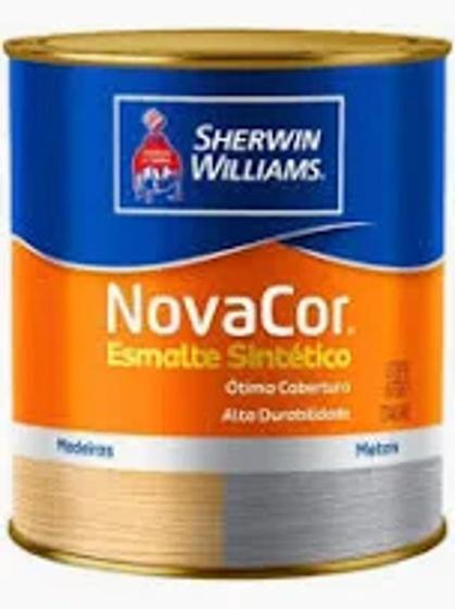 Imagem de Esmalte Sintético Novacor Sherwin Williams Cinza Médio  Brilhante 225ml