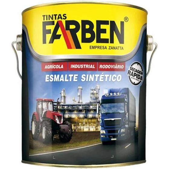 Imagem de Esmalte Sintetico Vermelho Seguranca 900ml - Farben