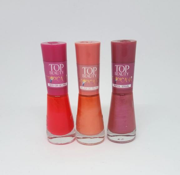 Imagem de Esmalte Top Beauty Coleção Tropicana Rosa 3 und