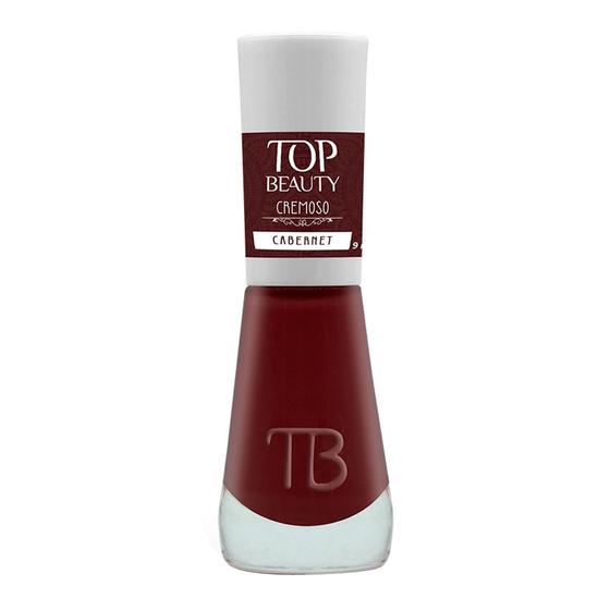 Imagem de Esmalte Top Beauty Cremoso Cor Cabernet 9ml