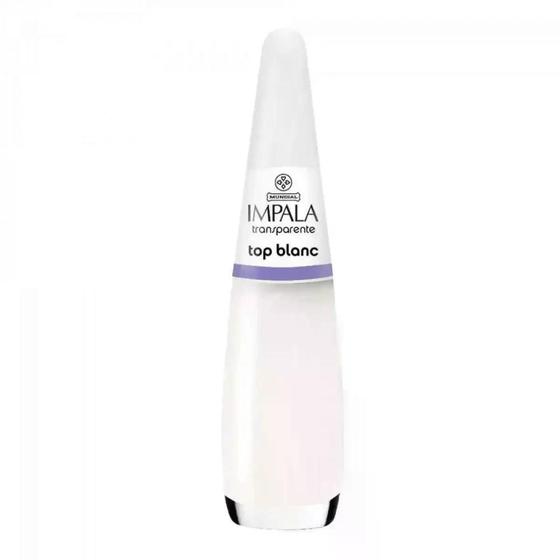 Imagem de Esmalte Transparente Top Blanc Impala Mundial 7,5Ml