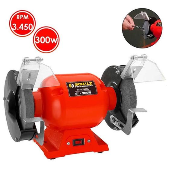 Esmeril De Bancada 300w 6'' Schulz Menor preço em Esmeril De Bancada 300w 6'' Schulz