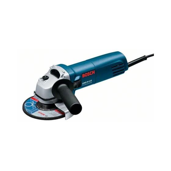 Imagem de Esmerilhadeira angular 4.1/2" 670 watts rotação de 11.000 rpm - GWS 6-115 - Bosch