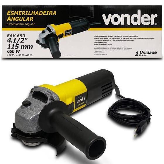 Imagem de Esmerilhadeira Angular 4.1/2 Vonder Eav 650W