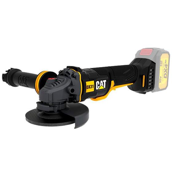 Imagem de Esmerilhadeira Angular 5 POL à Bateria Brushless 18V sem Bateria e Carregador DX31B CAT