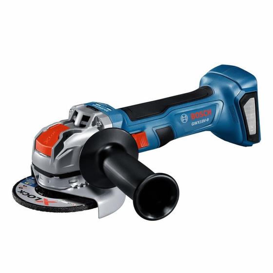 Imagem de Esmerilhadeira angular Bosch GWX18V-8N 18V X-LOCK sem escova 115 mm