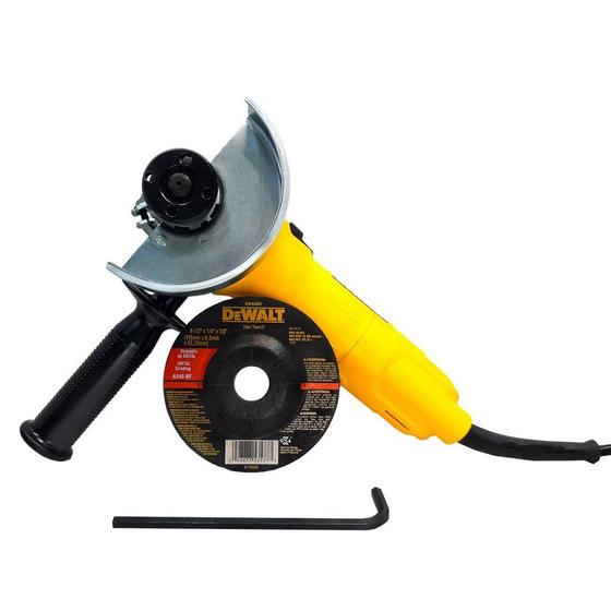 Imagem de Esmerilhadeira Angular de 4 1/2"  800W  115 mm 127V - DeWalt * 13578