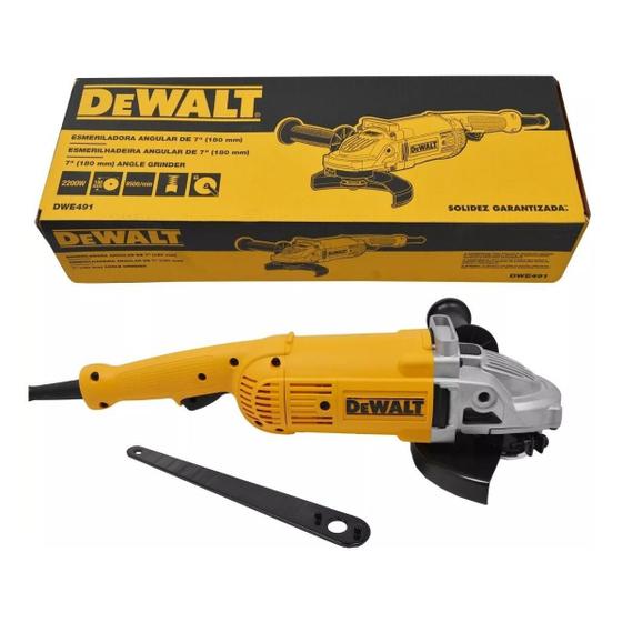 Imagem de Esmerilhadeira Angular de 7 Pol. 2200W DWE491 220V Dewalt