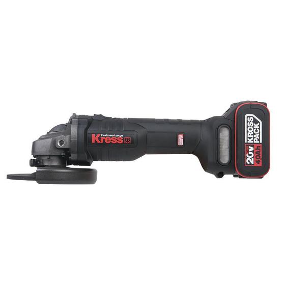 Imagem de Esmerilhadeira kress 5pol brushless 20v c/2bat 4ah+maleta