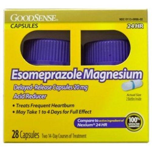 Imagem de Esomeprazol Magnesium 28 Tabs da Good Sense (pacote com 4)