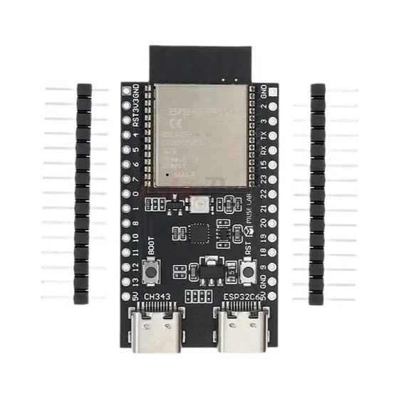 Imagem de ESP32-C6 WiFi Bluetooth Dual Type-C Placa De Desenvolvimento ESP32-C6-DevKit C N4R2 Internet Das