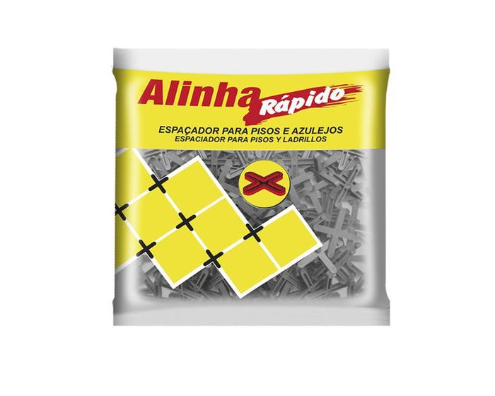 Imagem de Espacador Piso/Azul Alinha Rapido 2Mm 100Pcs Blister c/10pcs