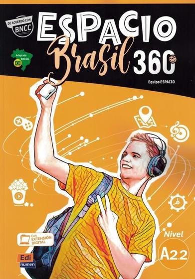 Imagem de Espacio brasil 360 a2.2 - libro del alumno - EDINUMEN