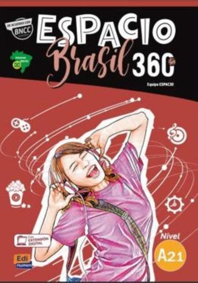 Imagem de Espacio Joven 360 Brasil A2.1 - Espanol Excelente Pack Plus Alumno + Sello