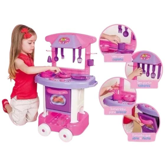 Imagem de Espaço Completo de Cozinha Portátil Presente Ideal Para Sua Filha Com Garantia e Diversão