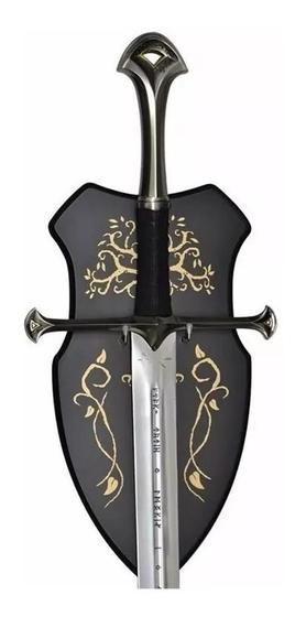 Imagem de Espada Anduril Senhor Dos Anéis Aragorn Com Suporte Parede