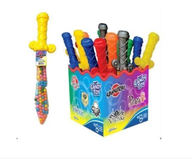 Imagem de Espada Com Balinhas Confeitos 10Un X 30Gr Candy Toy