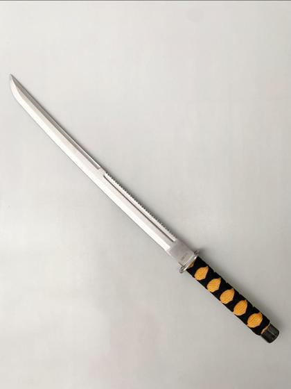 Imagem de Espada Katana Faca Afiada Em Aço 70cm Bainha Couro