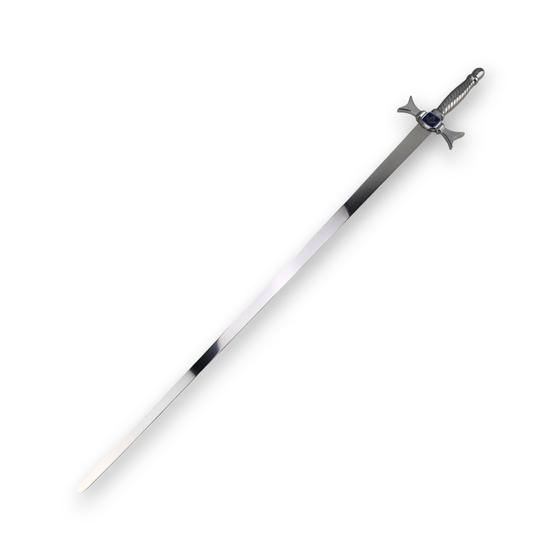 Imagem de Espada Maçônica Em Aço Com Pomo E Guarda Prateada