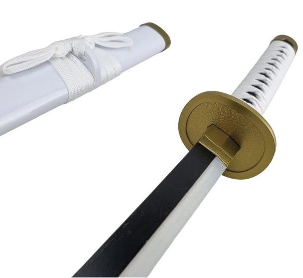 Imagem de Espada Roronoa Zoro Katana Wado De Bambu Com LED Cosplay One Piece Decoração