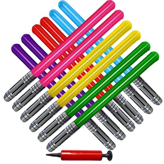 Espadas de Luz Infláveis - Kit com 13 Peças para Festa Star Wars Menor preço em Espadas de Luz Infláveis - Kit com 13 Peças para Festa Star Wars