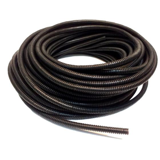 Espaguete Corrugado 4,5mm Mangueira Com Corte 20 Metros Tubo Conduite Rolo Reforçado Para Chicote Fios Elétricos Som Menor preço em Espaguete Corrugado 4,5mm Mangueira Com Corte 20 Metros Tubo Conduite Rolo Reforçado Para Chicote Fios Elétricos Som