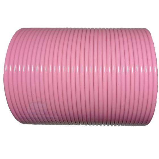 Imagem de Espaguete Pvc Fio Plástico Cordão Enrolar Cadeira Rosa 2 Kg