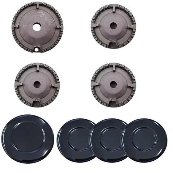 Espalhador + Difusor Queimador Fogão Cooktop Fischer 4 Bocas Valtec