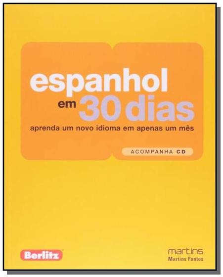 Imagem de Espanhol em 30 dias: aprenda um novo idioma em ape - MARTINS FONTES