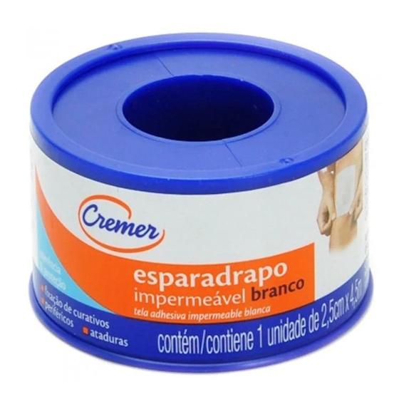 Imagem de Esparadrapo Branco 2,5cm x 4,5m 1 Unidade Cremer