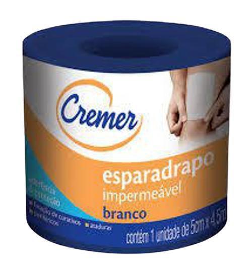 Imagem de Esparadrapo Cremer Impermeável Branco - 10Cm X 4,5M