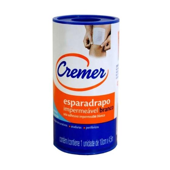 Imagem de Esparadrapo impermeável 10 x 4,5 cremer kit com 3 unidades
