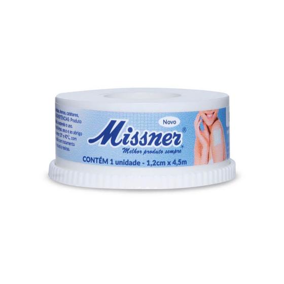 Imagem de Esparadrapo missner impermeável com 1,2cm x 4,5m