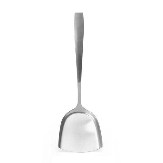 Imagem de Espátula Aço Inox Chapeiro Fritura Utensílio Para Cozinha - HM9334