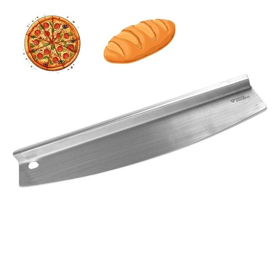 Imagem de Espatula de corte para Pizza, Massas e Pães em Inox  38x8Cm