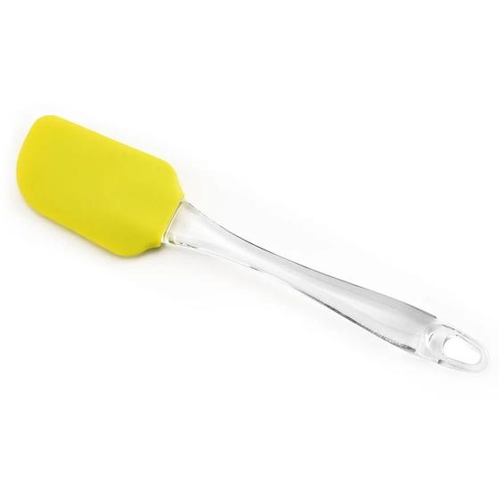 Imagem de Espátula de silicone utensílio pra cozinha cabo de polipropileno pratico