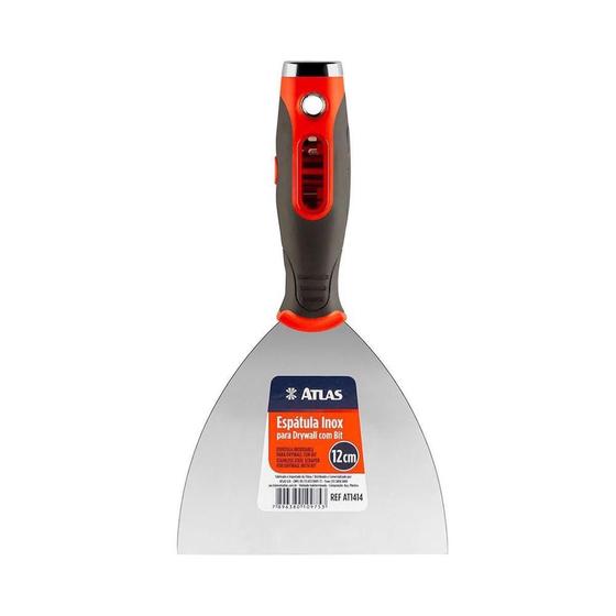 Imagem de Espátula Inox para Drywall com Bit 12cm - Atlas AT1414