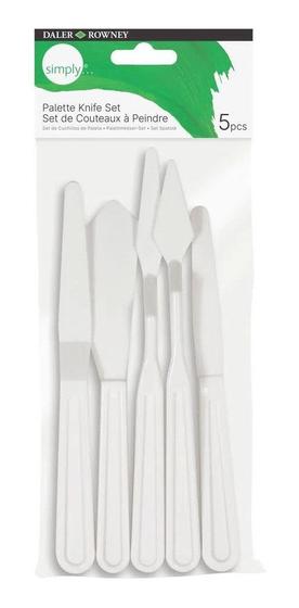 Imagem de Espátula Plástica Simply Kit com 5 Unidades Daler Rowney