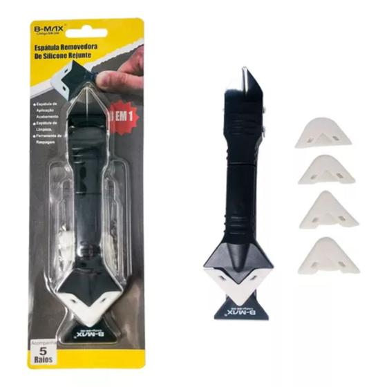 Espátula Removedora Aplicadora Silicone Rejunte Calafetagem 3 em 1 Raspagem Acabamento Pisos Rodapé Menor preço em Espátula Removedora Aplicadora Silicone Rejunte Calafetagem 3 em 1 Raspagem Acabamento Pisos Rodapé