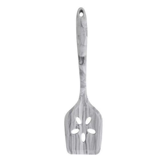 Imagem de Espatula Silicone Marmore Cozinha Flexivel Pratico Cinza 30cm Yazi