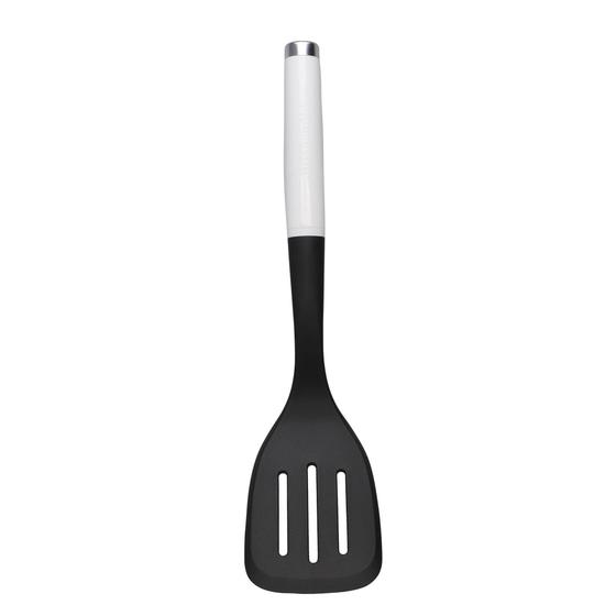 Imagem de Espátula Vazada Com Cabo Em Abs 38 Cm Branco Kitchenaid