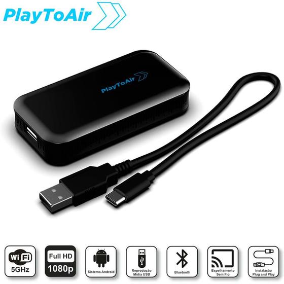Imagem de Espelhamento PlayToAir Pajero Sport 2021 a 2022 HPE com Carplay 