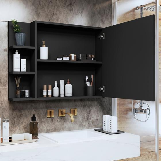Espelheira Suspensa Iris Para Banheiro / Closet Porta e Nichos Armário é boa?