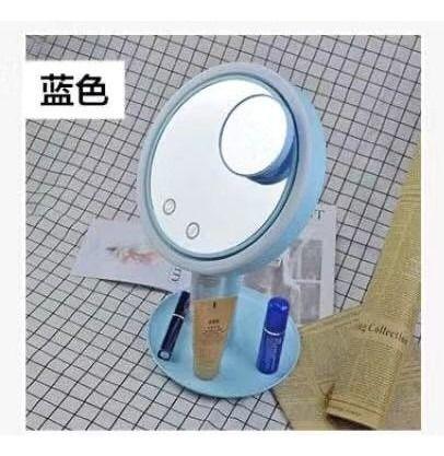 Imagem de Espelho  Aumento Led E Ventilador Regulável Porta Maquiagem