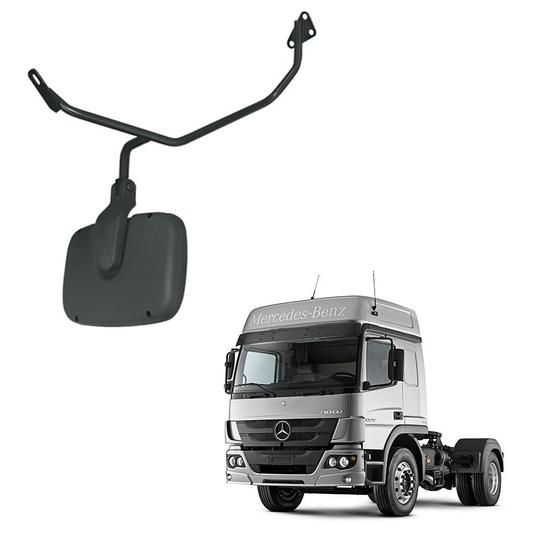 Espelho Auxiliar Frontal Convexo para MB Atego Axor Cab Alta - Fabbof ...