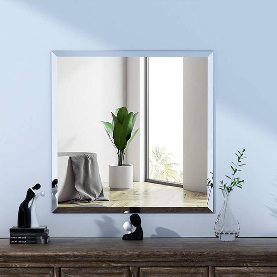 Imagem de Espelho banheiro lapidado Bisotê 30x30cm