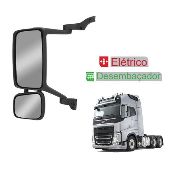 Imagem de Espelho c Auxiliar para Volvo FM FH 2013 2014 LE Elétrico