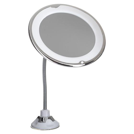 Imagem de Espelho Com Luz Led 10 X Aumento P/ Maquiagem Banheiro / 534