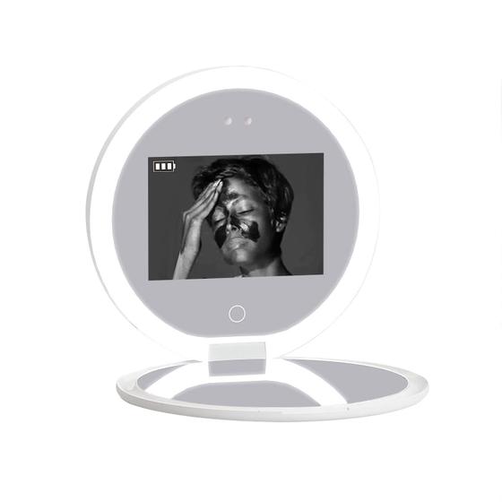 Imagem de Espelho Compacto Hansong com Câmera UV e Ampliação 2X
