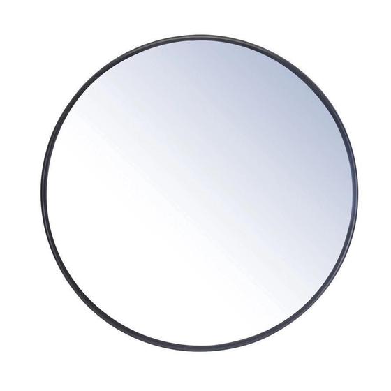 Imagem de Espelho Convexo De 50 Cm De Diâmetro Acabamento Em Borracha